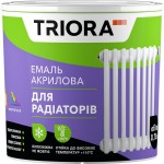 Triora Емаль акрилова для радіаторів білий полу-глянец 0,75 л