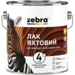 ZEBRA Лак яхтенный глянец прозрачный 0.8кг