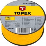 Шнур Topex розмічальний муляра, 100м, жовтий (13A910)