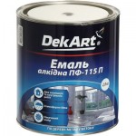 Dekart Емаль алкідна ПФ-115П темно-сірий глянець 2,8 кг