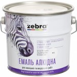 ZEBRA Емаль алкідна ПФ-116 серія Акварель 812 білий глянець 2,8 кг