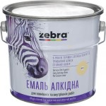 ZEBRA Емаль алкідна ПФ-116 серія Акварель 813 слонова кістка глянець 2,8 кг