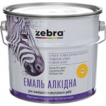 ZEBRA Емаль алкідна ПФ-116 серія Акварель 855 яскраво-жовтий глянець 2,8 кг