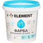 Element Фарба для ванної кімнати та кухні білий 1 л