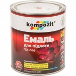 Kompozit Емаль для підлоги ПФ-266 жовто-коричневий глянець 2,8 кг