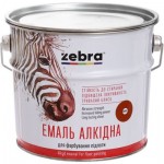 ZEBRA Емаль алкідна для підлоги ПФ-266 серія Акварель 885 жовто-коричневий глянець 2,8 кг