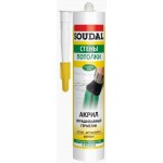 Soudal Герметик акриловий чорний 280 мл