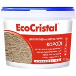 Ecocristal Декоративна штукатурка силіконова Короїд 2.0 мм 15 кг білий