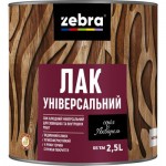 ZEBRA Лак универсальный серия Акварель глянец прозрачный 2.5 л