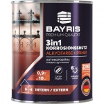 Bayris Емаль 3 в 1 зелений глянець 0.9кг