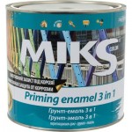 Miks Color Грунт-емаль 3 в 1 білий глянець 2,5 кг