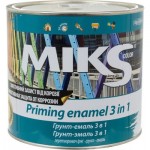 Miks Color Грунт-емаль 3 в 1 RAL 5005 синій глянець 2,5 кг