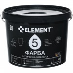 Element Фарба латексна 5 особливо зносостійка шовковистий мат білий 1 л