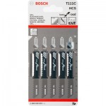 Bosch 5 Лобзиковий пилок T 111 С Basic for Wood, HCS (2608630033)