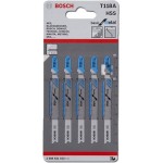 Bosch 5 Лобзиковий пилок T 118 А Basic for Metal, HSS (2608631013)