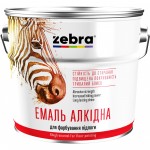 ZEBRA Емаль серія Акварель 888 для підлоги ПФ-266 темно-коричневий глянець 0,25 кг