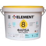 Element Фарба 8 білий 1 л