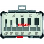 Bosch Набір пазових фрез 8мм. 6шт. (2607017466)