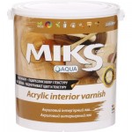 Miks Color Лак Acrylic interior varnish полумат 2.5 л прозрачный