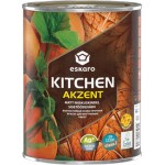 Eskaro Фарба акрилова Akzent Kitchen шовковистий мат білий 0.9 л