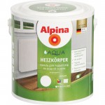 Alpina Емаль акрилова для радіаторів Aqua Heizkorper білий глянець 2,5 л