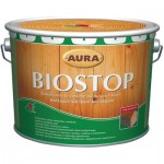 Просочення (антисептик) Aura Biostop не створює плівку безбарвний 9 л