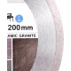 Distar Диск алмазний відрізний Bestseller Ceramic granite 200x1,7x25,4 мармур, граніт, кераміка, граніт