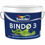 Sadolin Фарба латексна водоемульсійна Bindo 3 WO глибокий мат білий 2.5л