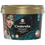 Eskaro Фарба акрилова Cinderella шовковистий мат білий 2.7 л