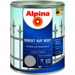 Alpina Емаль алкідна Direkt auf Rost 3 в 1 RAL8017 шоколадно-коричневий глянець 0,75 л