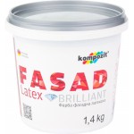 Kompozit Фарба акрилова водоемульсійна FASAD Latex мат білий 0.9л 1.4кг