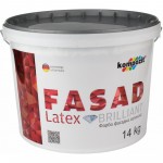 Kompozit Фарба акрилова водоемульсійна FASAD Latex мат білий 9.3л 14кг