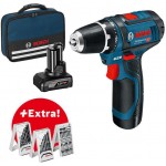 дриль-шуруповерт Bosch GSR 12V-15 Set (0615990G6L)