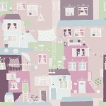 Decoprint Шпалери вінілові гарячого тиснення kids house rose EP1057 0,53x10,05 м