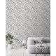 Decoprint Шпалери вінілові гарячого тиснення white leaf EP1052 0,53x10,05 м