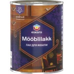 Eskaro Лак мебельный Mooblilakk 15 полумат 0.9 л бесцветный