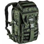 NEO TOOLS Рюкзак NEO CAMO, 22 кишені, посилений, поліестер 600D, 50х29.5х19 см (84-321)