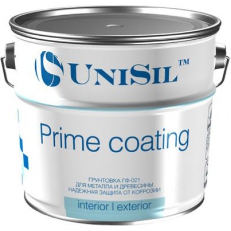 Unisil Грунт Prime Coating RAL 7004 Сірий 10л 12кг