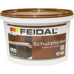 Feidal Фарба фасадна латексна Schutzfarbe мат білий 2,5 л