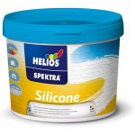 Helios Фарба фасадна силіконова Silicone мат білий 10л