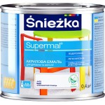 Sniezka Емаль акрилова водорозчинна Supermal білий атласний глянець 0,4 л