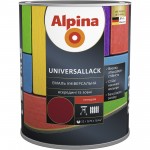 Alpina Емаль алкідна Universallack шоколадний глянець 0.75 л