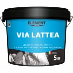 Element Decor Декоративне покриття моделює Via Lattea Argento 5 кг перламутровий