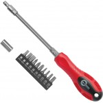 Intertool з гнучким подовжувачем і насадками SL/PH/Torx, 10шт. (VT-1012)