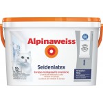 Alpina Фарба інтер'єрна латекснаяweiss Seidenlatex шовковистий білий глянець 10 л