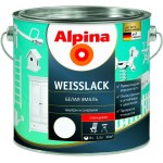 Alpina Емаль алкідна Weisslack GL білий глянець 2,5 л