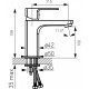 Ferro Змішувач для умивальника ALBA BLB2VL