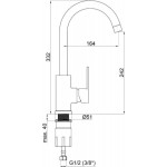 Rubineta Змішувач для кухні AX30088