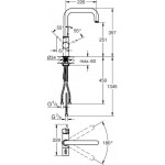 Grohe BLUE Змішувач одноважільний для мийки Bi-Flow (31303000)