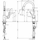 Hansgrohe Cento XL Змішувач для кухні одноважільний, хром (14803000)